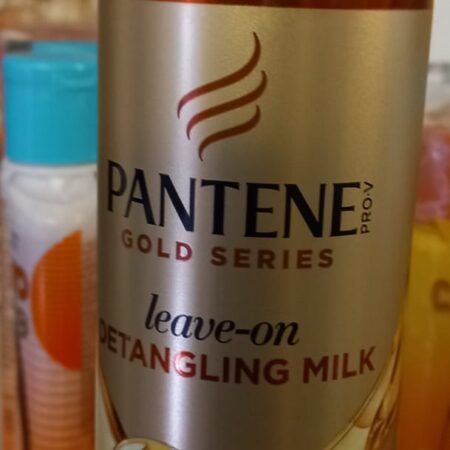 Pantene Pro-v Gold Series Leave-on Detangling Milk.