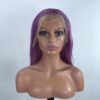 Lace closure frontal bob wig (purple) - Image 2