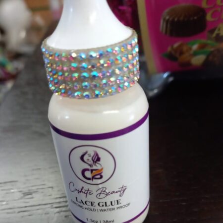 Cushite Beauty light ultra hold lace glue.