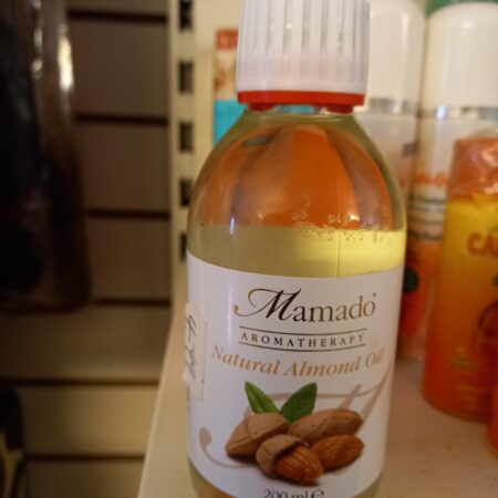 Aromatheraphy Mamado Pure Natural Almond oil for soft,supple healthy skin 200ml