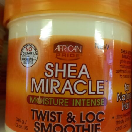 African pride shea miracle curl styling custard.