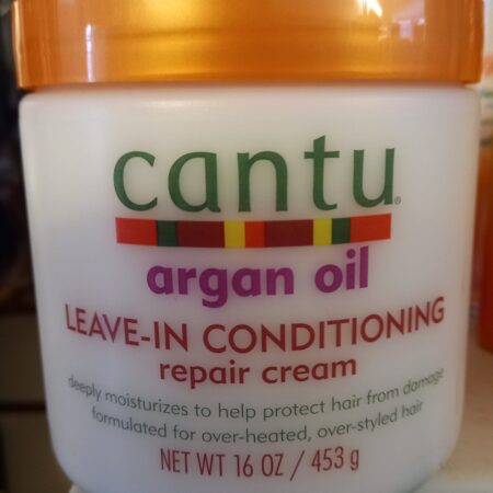 Cantu shea butter Argan oil leave in conditioning repair cream