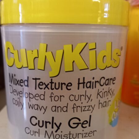 Curly kids mixed texture haircare curly gel  curl moisturiser.