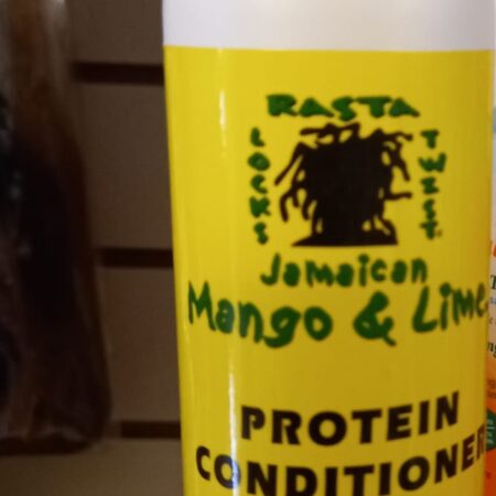 Jamaican mango and lime protein  conditioner prevents hair breakage, intense moisture with natural herbs.