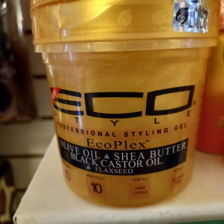Eco styler gel  eco plex473  shea butter,olive ,flaxseed and castor oil