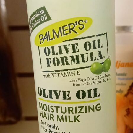 Palmers olive oil formula moisturising  hair milk.