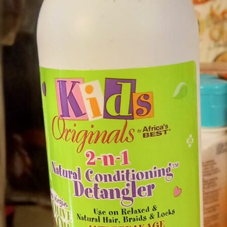 Kids organics Africa  best 2n1 natural conditioningdetangler.