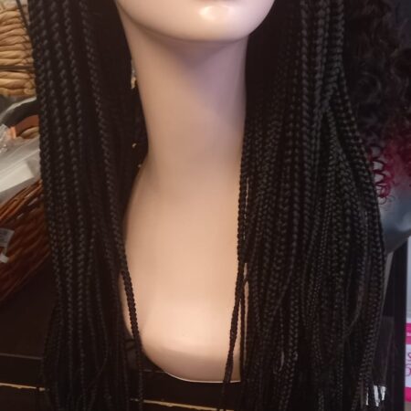 Long braids wig frontal with baby hair