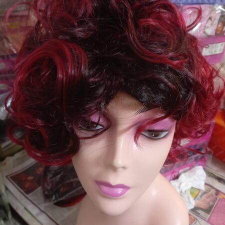 Skull cap wig afro wave