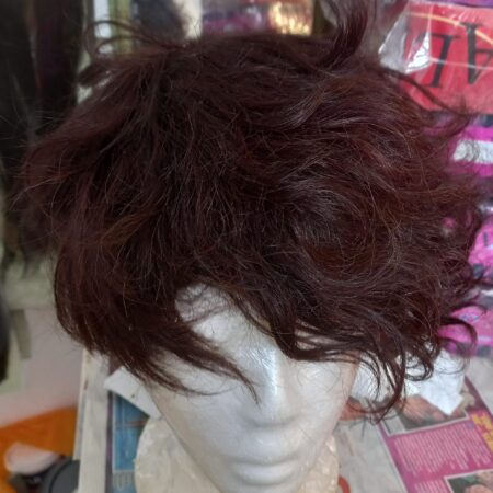 Men's human hair wig.