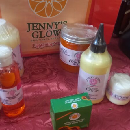 Lightening body full routine kit for that glow and beautiful skin natural remedy.