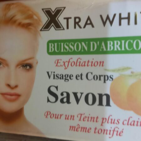 Xtrawhite exfoliating soap for face and body for even toned complexion