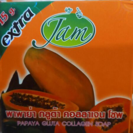 Extra jam papaya gluthatoine collagen soap