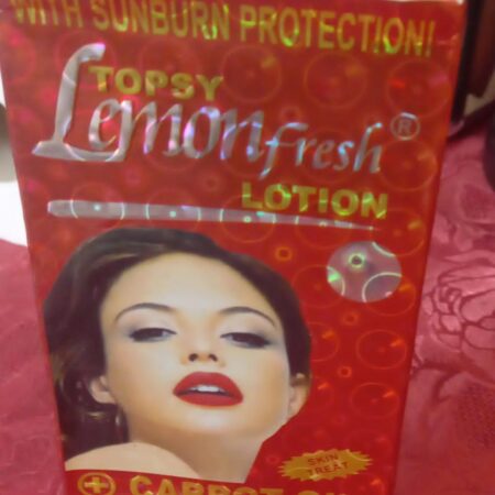 Topsy lemon fresh lotion with sun burn protection