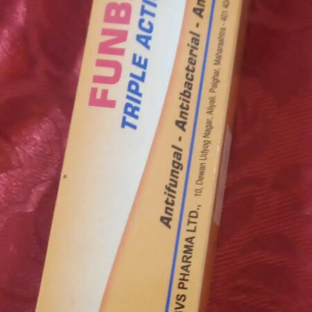 Funbact A triple action antifungal,antibacterial, anti inflammatory 30gm