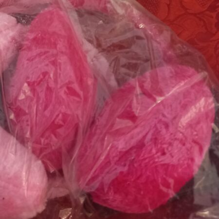 Love heart ear muffs,cuddly and soft