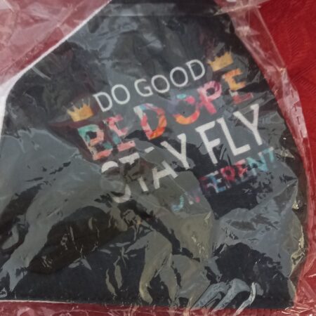 Fashionable quote  motivational mask