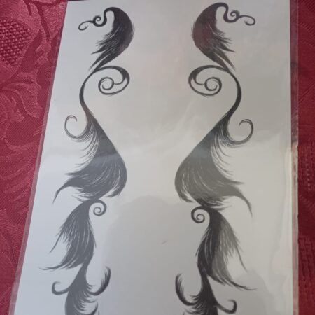 Edge hair tattoo sticker