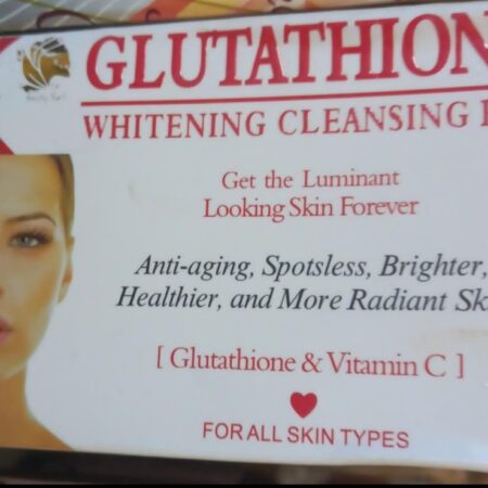 Gluthatoine whitening  cleansing bar with vitamin c for a spotless radiant and supple skin