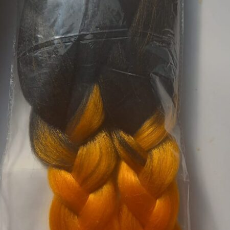 Braiding hairOmbre T1/orange