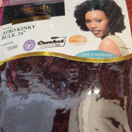 Cherish Afro kinky bulk crotchet /braiding hair